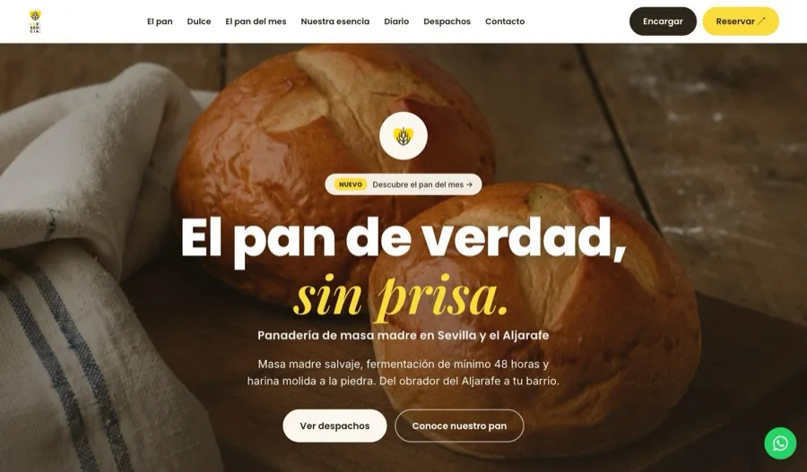 Web de La Esencia diseñada por By Influence