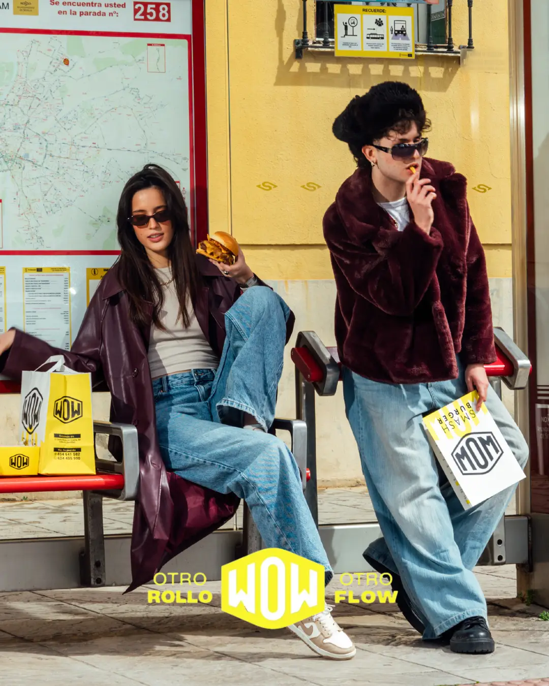 Campaña de marketing para WOW Smashburger, Sevilla